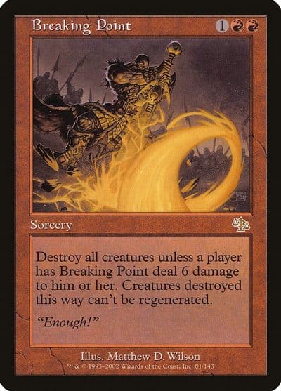 Breaking Point Judgment Magic card