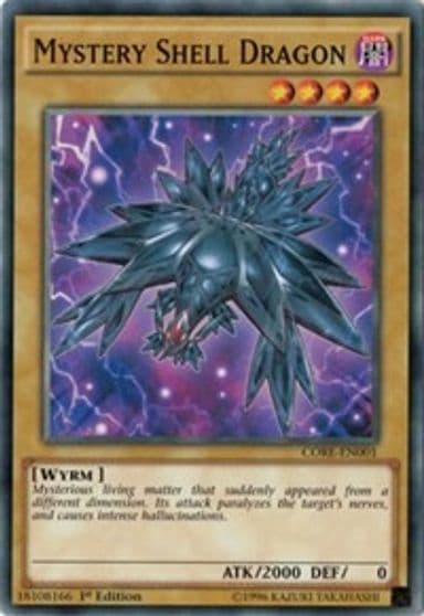 Mystery Shell Dragon Clash of Rebellions Yu-Gi-Oh! card