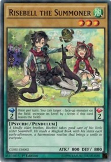 Risebell the Summoner Clash of Rebellions Yu-Gi-Oh! card