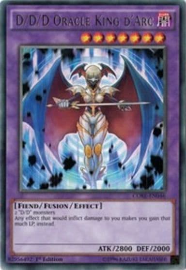D D D Oracle King dArc Clash of Rebellions Yu-Gi-Oh! card