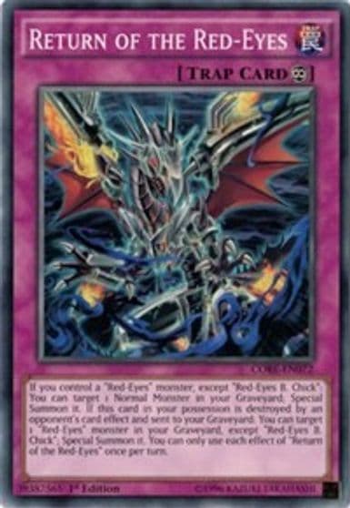 Return of the Red Eyes Clash of Rebellions Yu-Gi-Oh! card