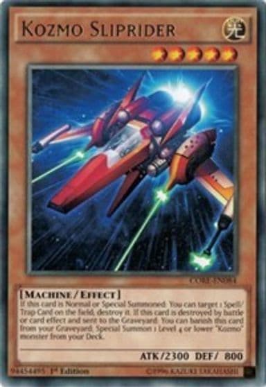 Kozmo Sliprider Clash of Rebellions Yu-Gi-Oh! card