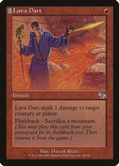 Lava Dart Judgment Magic card