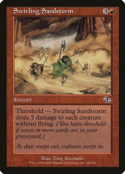 Swirling Sandstorm Judgment Magic card