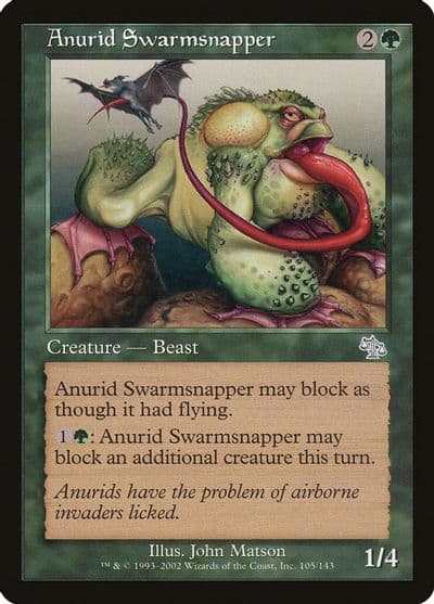 Anurid Swarmsnapper Judgment Magic card