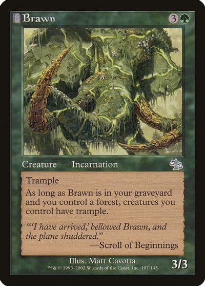 Brawn Judgment Magic card