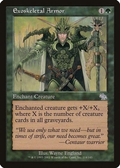 Exoskeletal Armor Judgment Magic card
