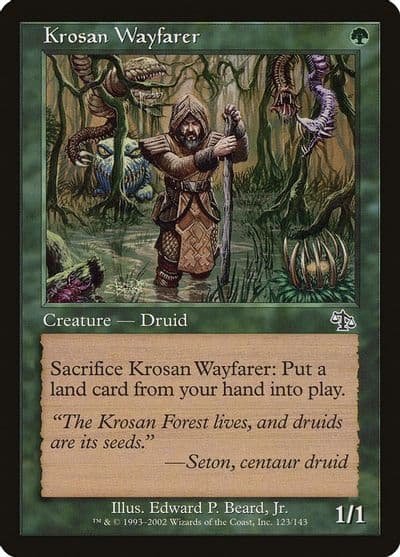 Krosan Wayfarer Judgment Magic card