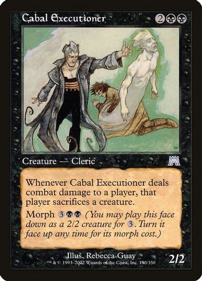 Cabal Executioner Onslaught Magic card