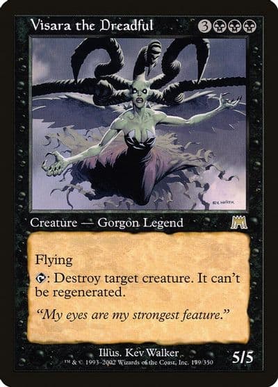 Visara the Dreadful Onslaught Magic card