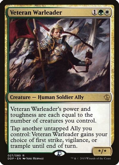 Veteran Warleader Duel Decks: Zendikar vs. Eldrazi Magic card