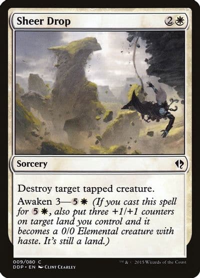 Sheer Drop Duel Decks: Zendikar vs. Eldrazi Magic card