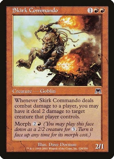 Skirk Commando Onslaught Magic card