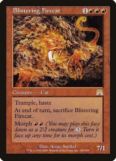 Blistering Firecat Onslaught Magic card