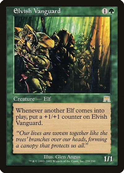 Elvish Vanguard Onslaught Magic card