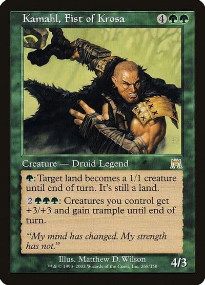 Kamahl Fist of Krosa Onslaught Magic card