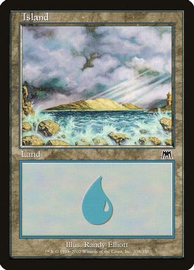 Island 338 Onslaught Magic card