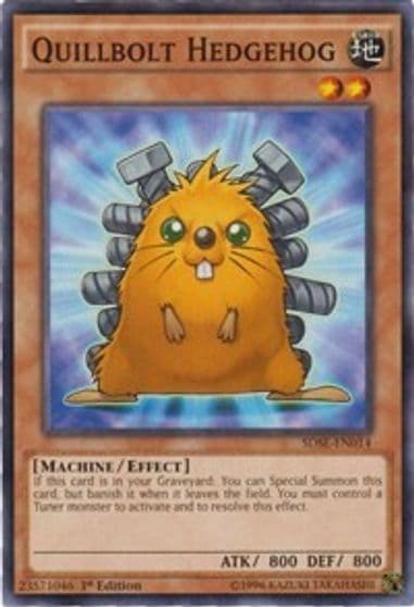 Quillbolt Hedgehog Structure Deck: Synchron Extreme Yu-Gi-Oh! card