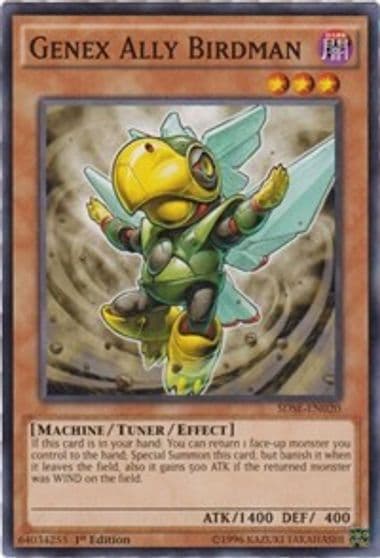 Genex Ally Birdman Structure Deck: Synchron Extreme Yu-Gi-Oh! card