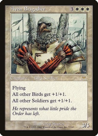 Aven Brigadier Onslaught Magic card