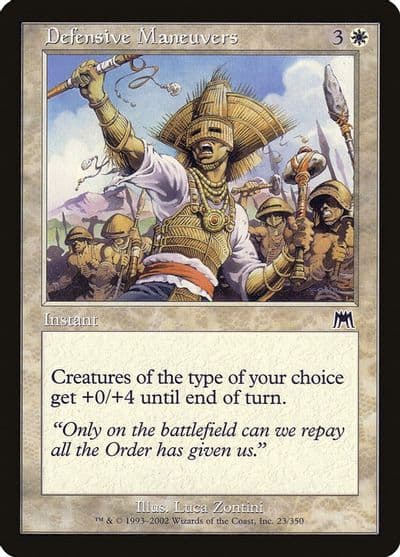 Defensive Maneuvers Onslaught Magic card