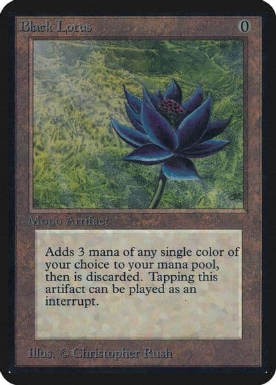 Black Lotus Alpha Magic card