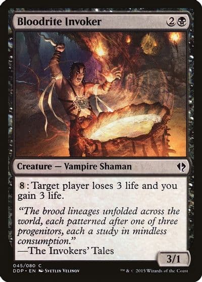 Bloodrite Invoker Duel Decks: Zendikar vs. Eldrazi Magic card