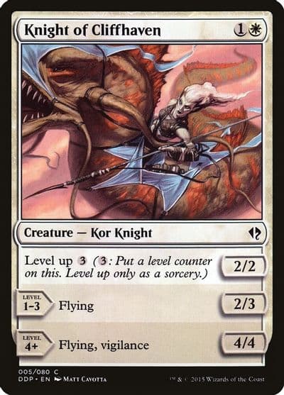 Knight of Cliffhaven Duel Decks: Zendikar vs. Eldrazi Magic card