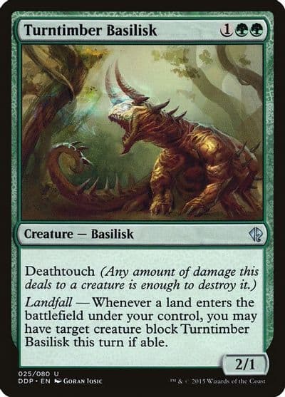 Turntimber Basilisk Duel Decks: Zendikar vs. Eldrazi Magic card