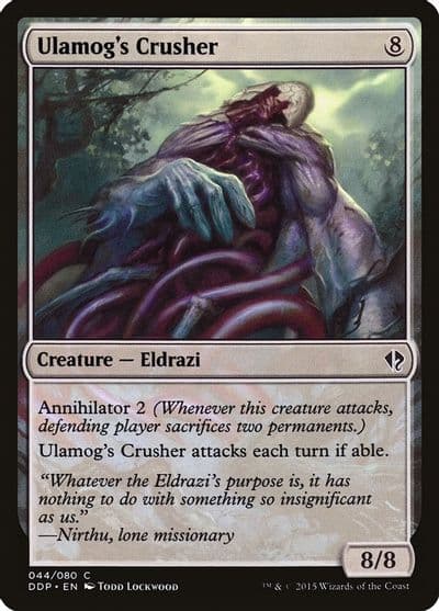 Ulamogs Crusher Duel Decks: Zendikar vs. Eldrazi Magic card