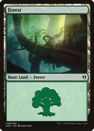 Forest 038 Duel Decks: Zendikar vs. Eldrazi Magic card