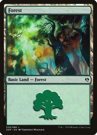 Forest 039 Duel Decks: Zendikar vs. Eldrazi Magic card