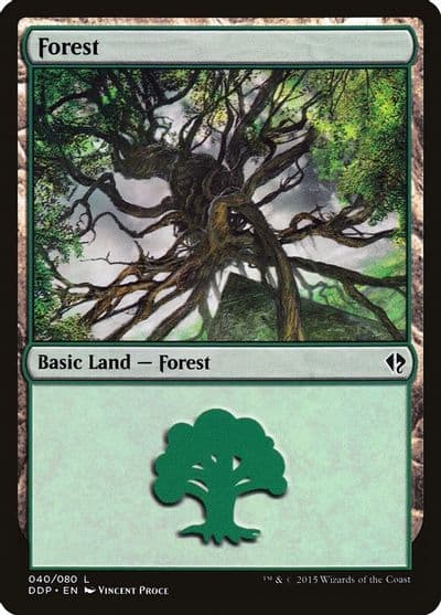 Forest 040 Duel Decks: Zendikar vs. Eldrazi Magic card