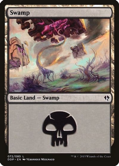 Swamp 072 Duel Decks: Zendikar vs. Eldrazi Magic card
