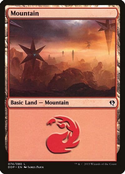 Mountain 074 Duel Decks: Zendikar vs. Eldrazi Magic card