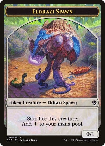 Eldrazi Spawn Token 078 Duel Decks: Zendikar vs. Eldrazi Magic card