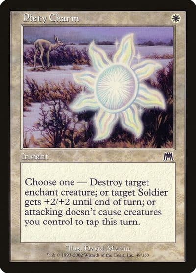 Piety Charm Onslaught Magic card
