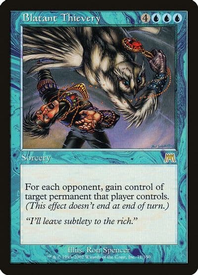 Blatant Thievery Onslaught Magic card