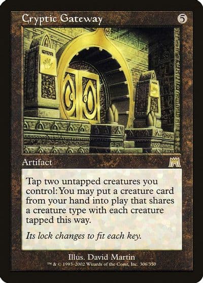 Cryptic Gateway Onslaught Magic card