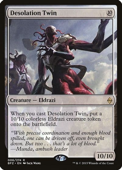 Desolation Twin Battle for Zendikar Magic card