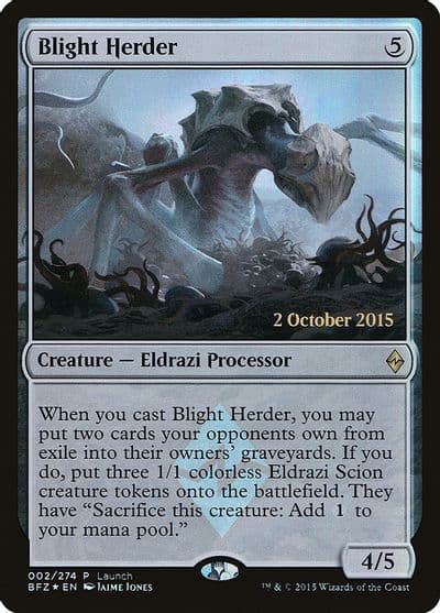 Blight Herder Launch Party & Release Event Promos Magic card