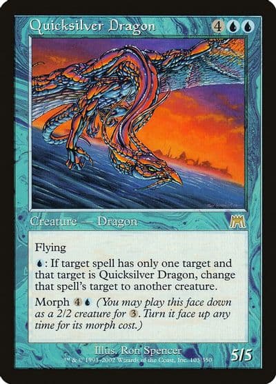Quicksilver Dragon Onslaught Magic card