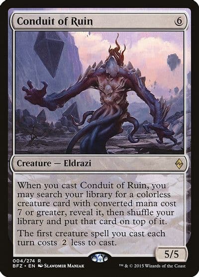 Conduit of Ruin Battle for Zendikar Magic card