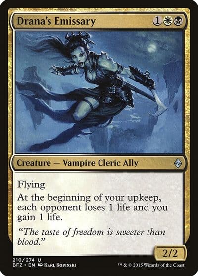 Dranas Emissary Battle for Zendikar Magic card