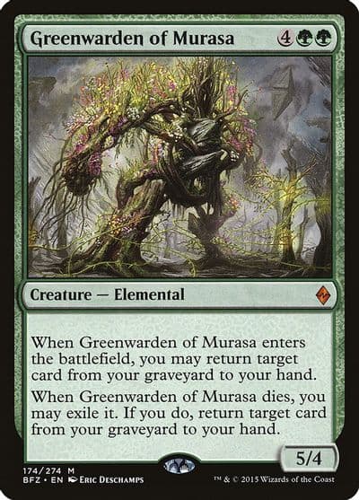 Greenwarden of Murasa Battle for Zendikar Magic card