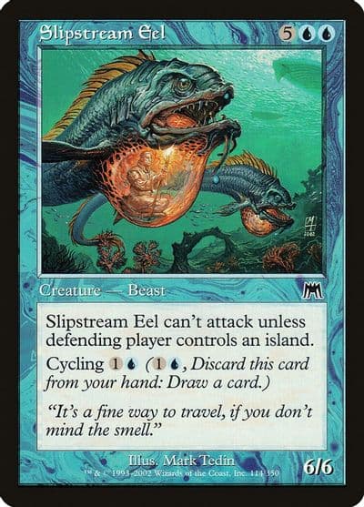 Slipstream Eel Onslaught Magic card