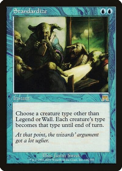 Standardize Onslaught Magic card