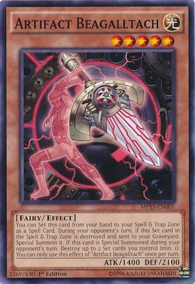 Artifact Beagalltach 2015 Mega-Tins Mega Pack Yu-Gi-Oh! card