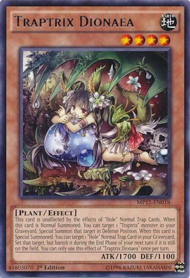 Traptrix Dionaea 2015 Mega-Tins Mega Pack Yu-Gi-Oh! card