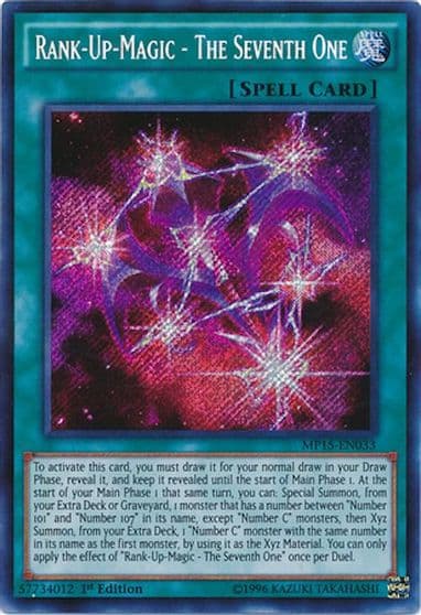 Rank Up Magic The Seventh One 2015 Mega-Tins Mega Pack Yu-Gi-Oh! card